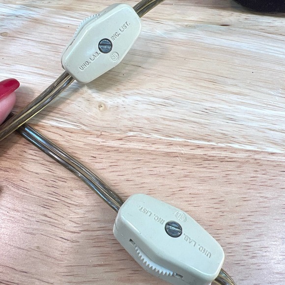 Vintage Metal fairy/ nymph table lamps read description - Picture 8 of 9